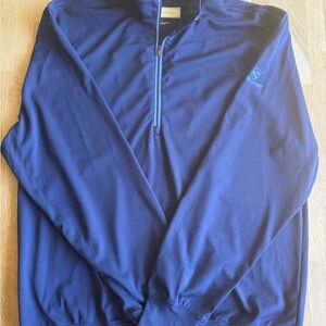 ⛳️DONALD ROSS BLUE ZIP PULLOVER